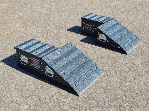 Auffahrrampe Set, 850 x 450 x 250 mm, links/rechts, ohne Kippschutz